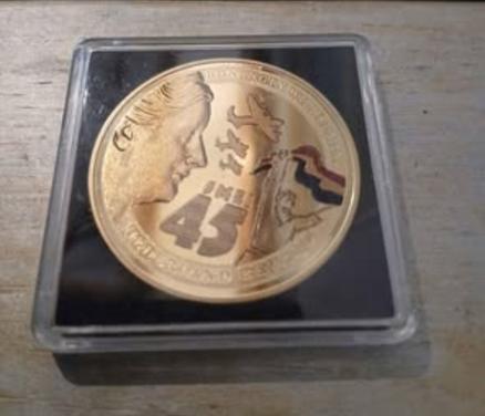 Herdenkingsmunt 80 jaar vrijheid