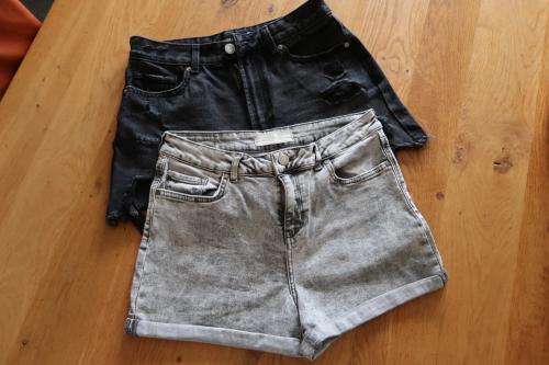 Meisjes/dames kleding, korte broekjes, truitjes en sportshirt. maat 170/XS
