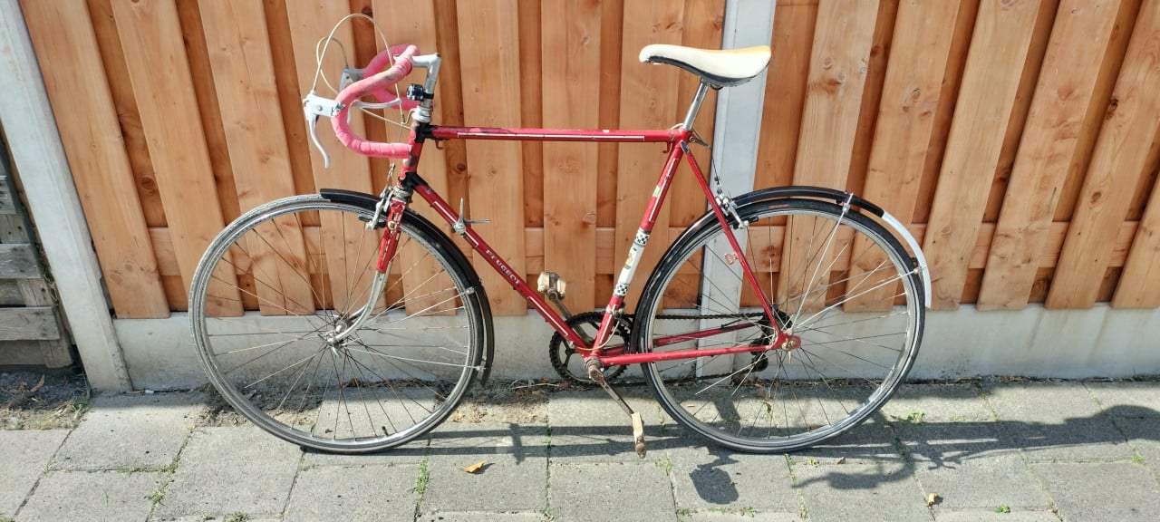 4 wielrenfietsen racefiets Retro Vintage