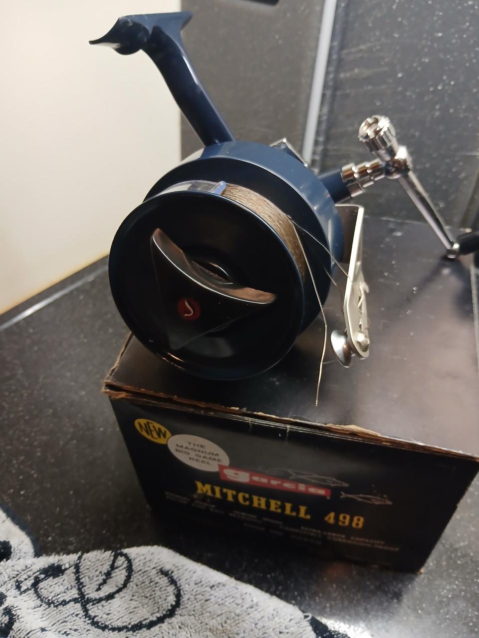 Vintage mitchell 498 vis molen