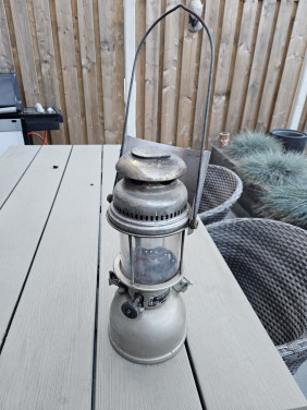 Prachtige complete petroleumlamp rapid lantaarm Hipolito H-502 automatic