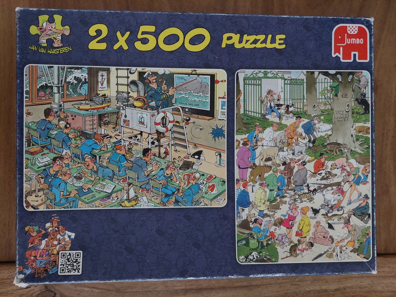 Puzzel  2x 500 stukjes