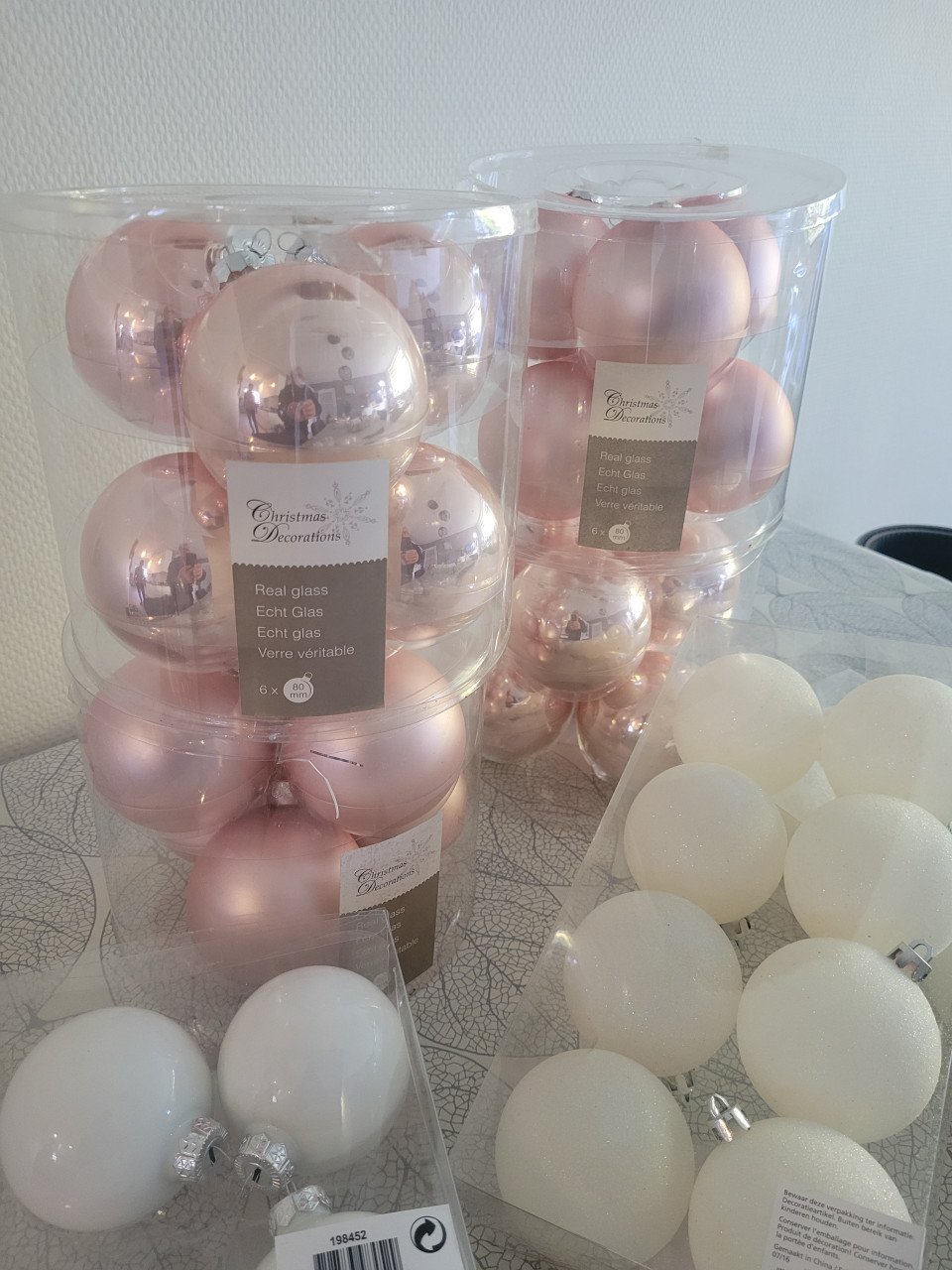 Kerstballen.