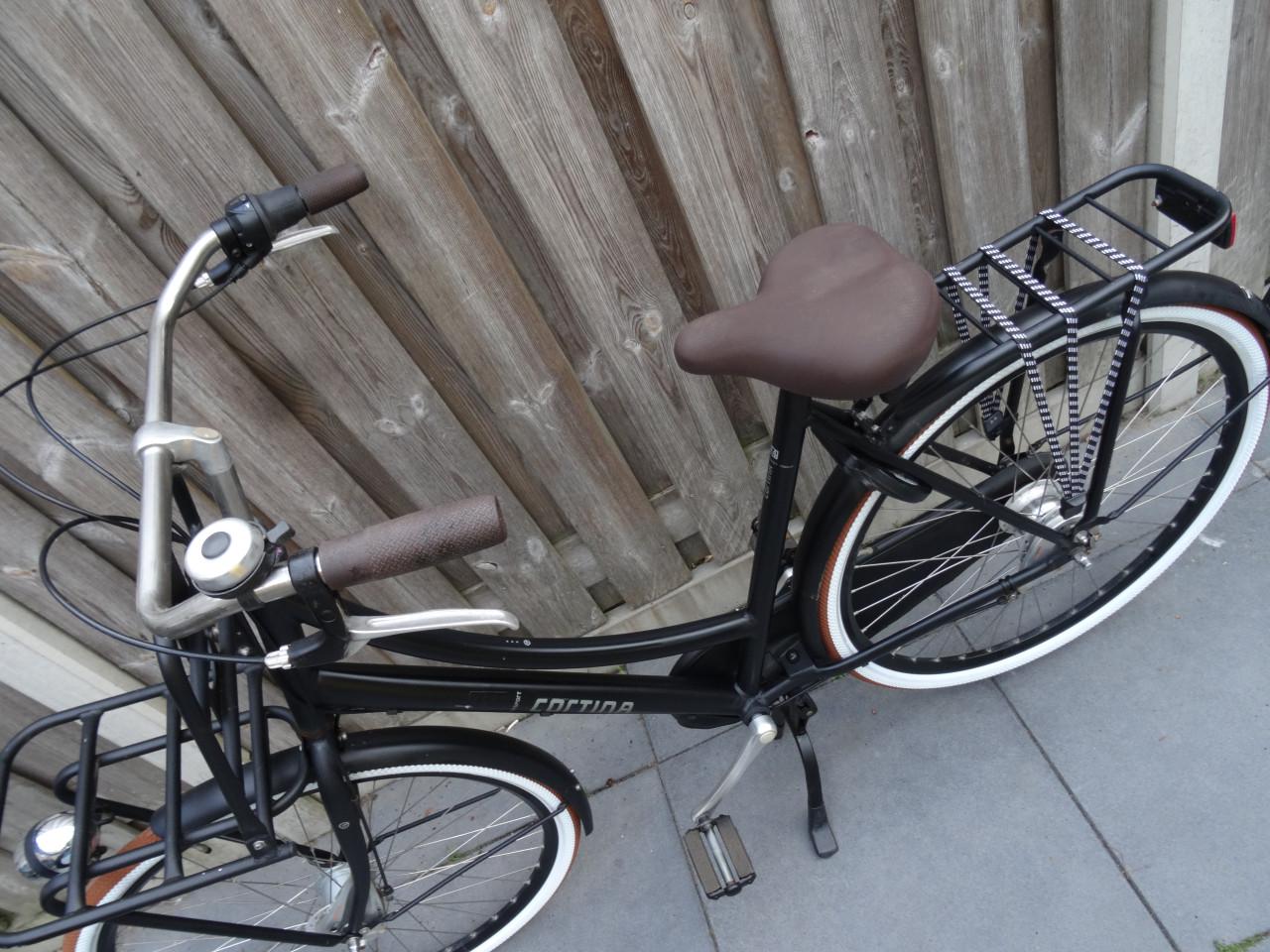 🚲 Cortina U4 Damesfiets – 57 cm – 7 Versnellingen – Zwart 🖤