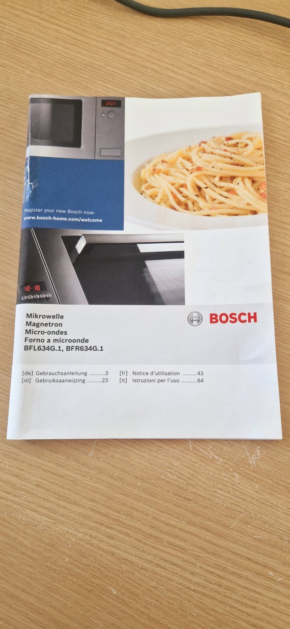 Inbouw Bosch magnetron