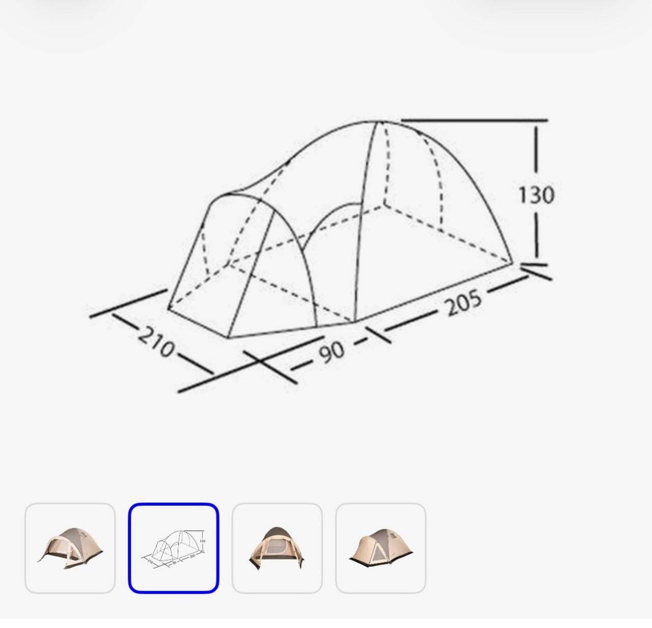 Bo-Camp Yellowstone koepeltent