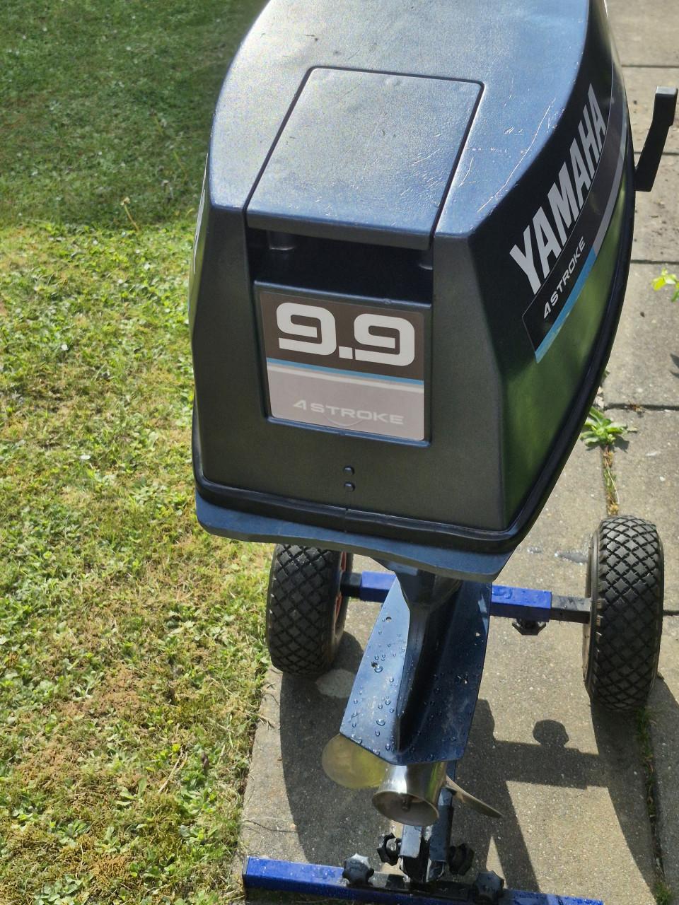 Yamaha 9.9 pk viertakt kortstaart  (elektrische starter)