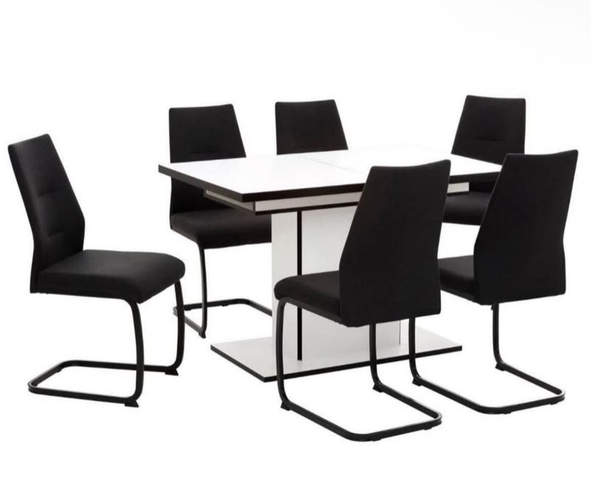 Nieuwe in doos eettafel set