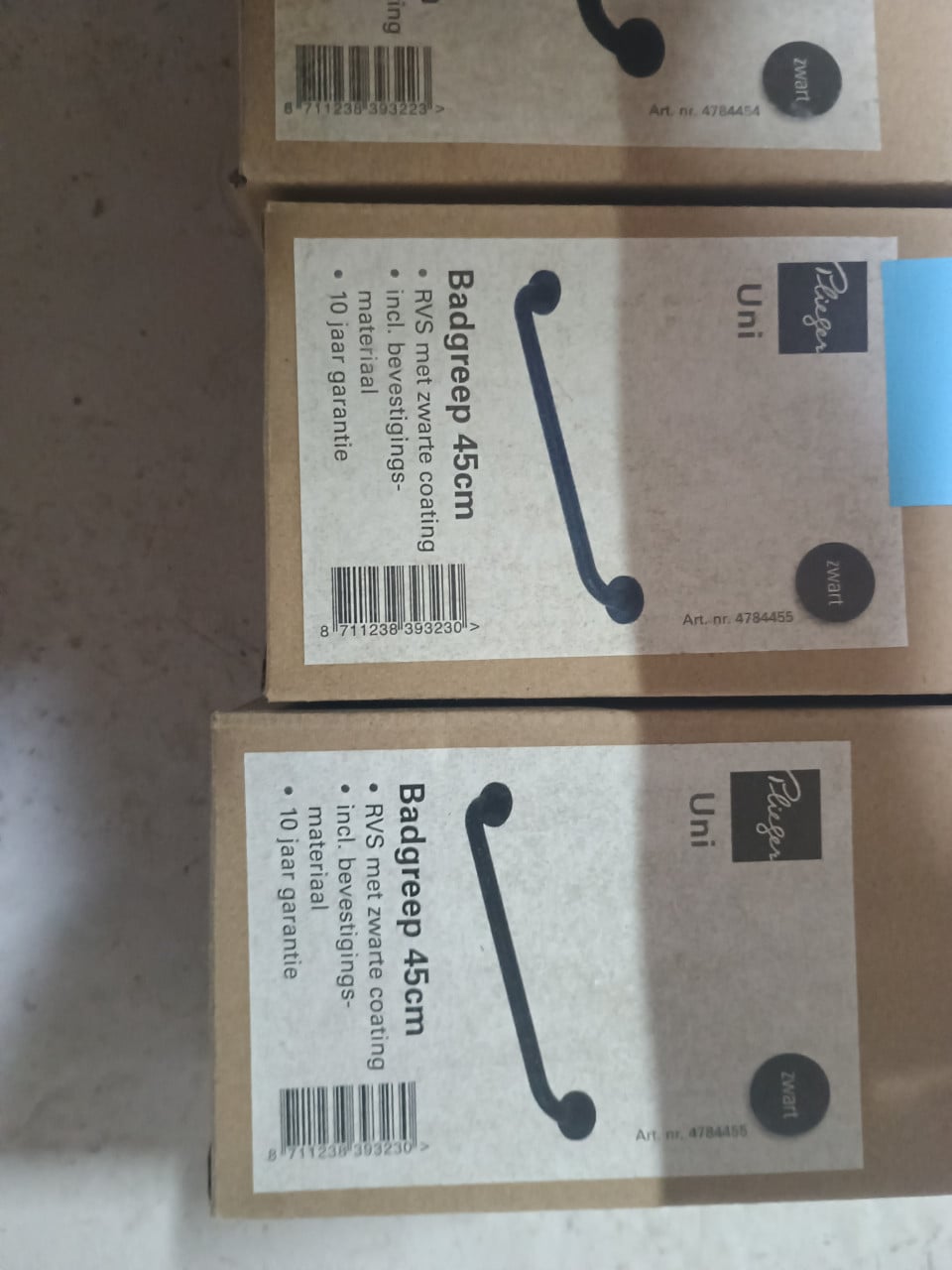 Plieger wc / badkamer spullen nieuw in de verpakking