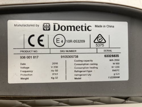 Dometic FreshJet 2200 Dak airco