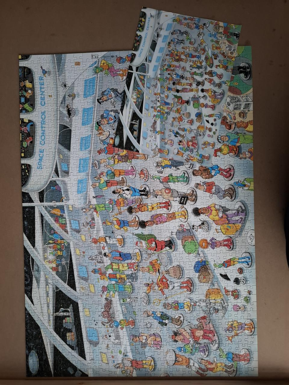 Jan van Haasteren puzzel  2 x 1000 stukjes