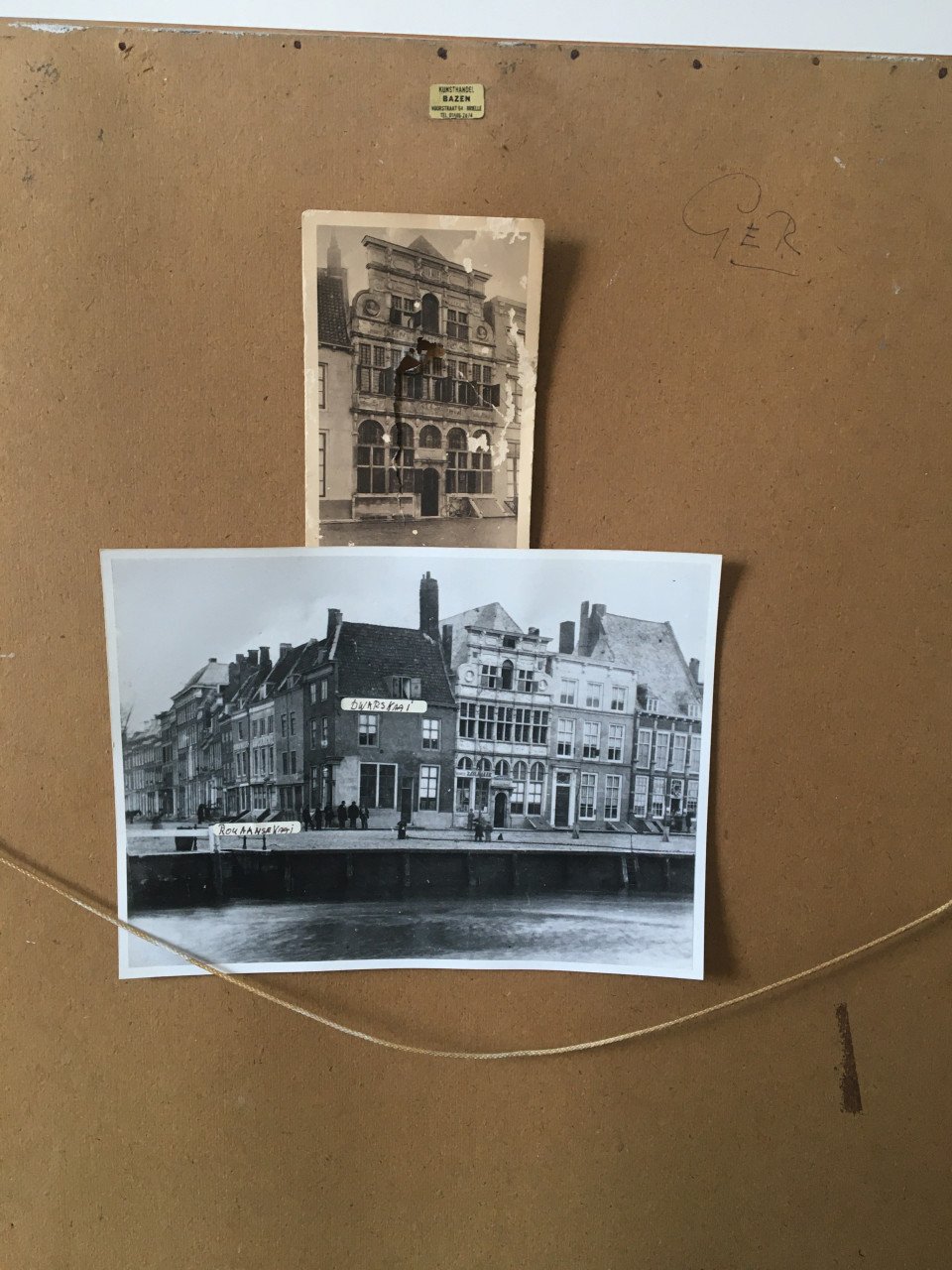 Schilderij Huis de Steenrotse Middelburg