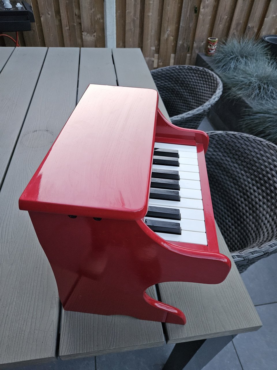 Zgan prachtig New Classic Toys Piano voor kinderen stevige houten kwaliteit
