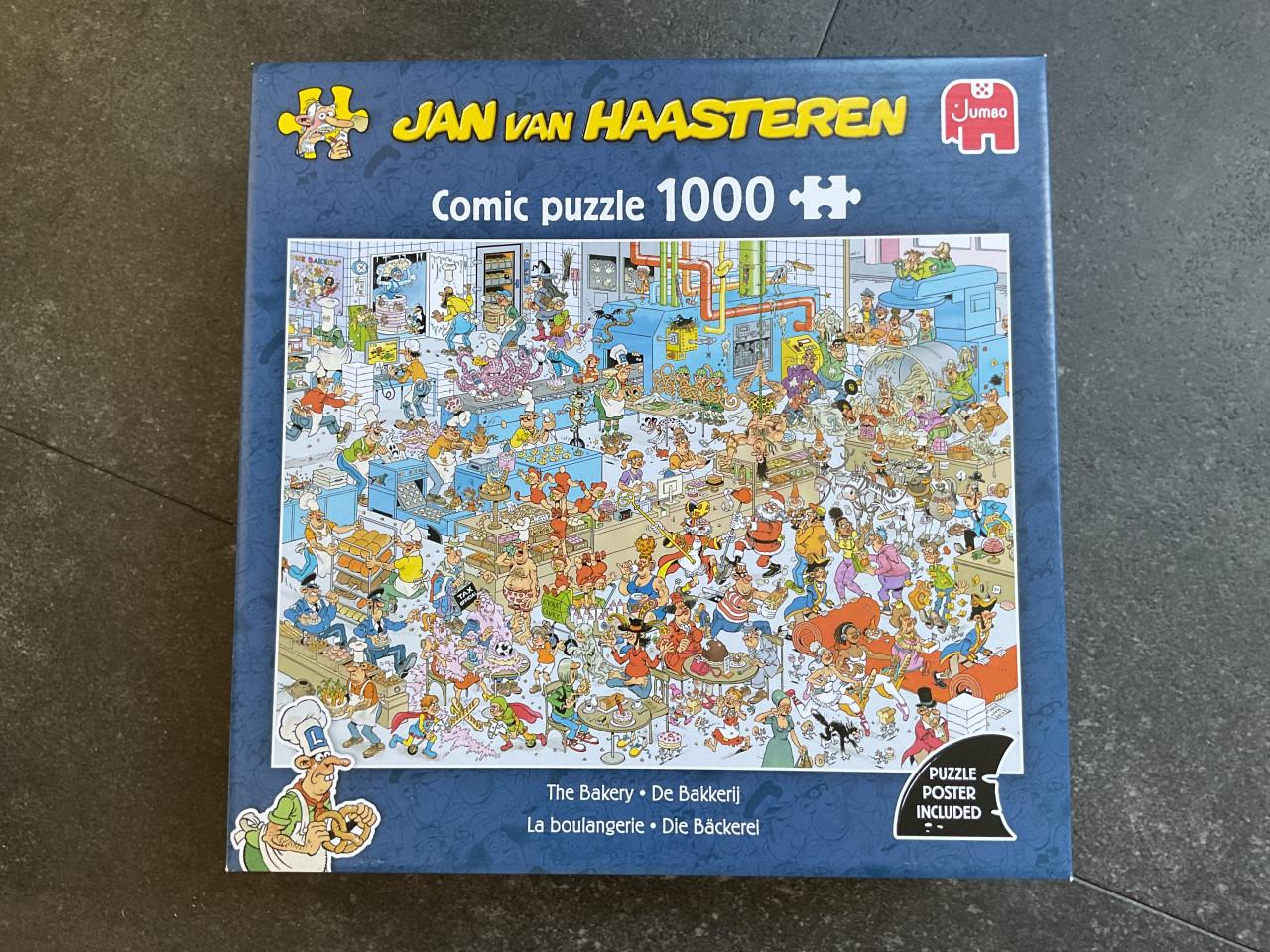 Van Haasteren puzzel, 1000 stukjes