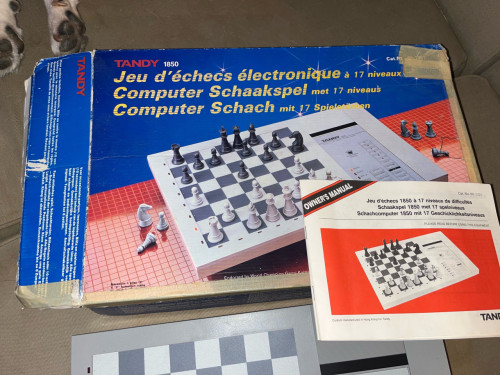 Tandy schaakcomputer vintage