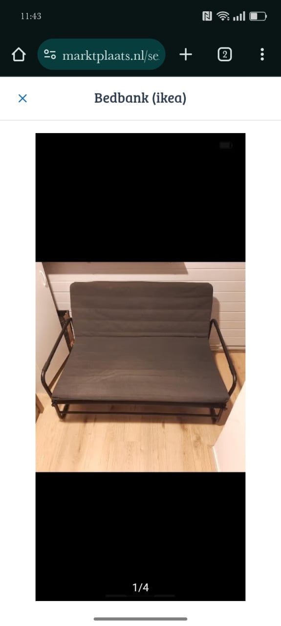 Bedbank ikea
