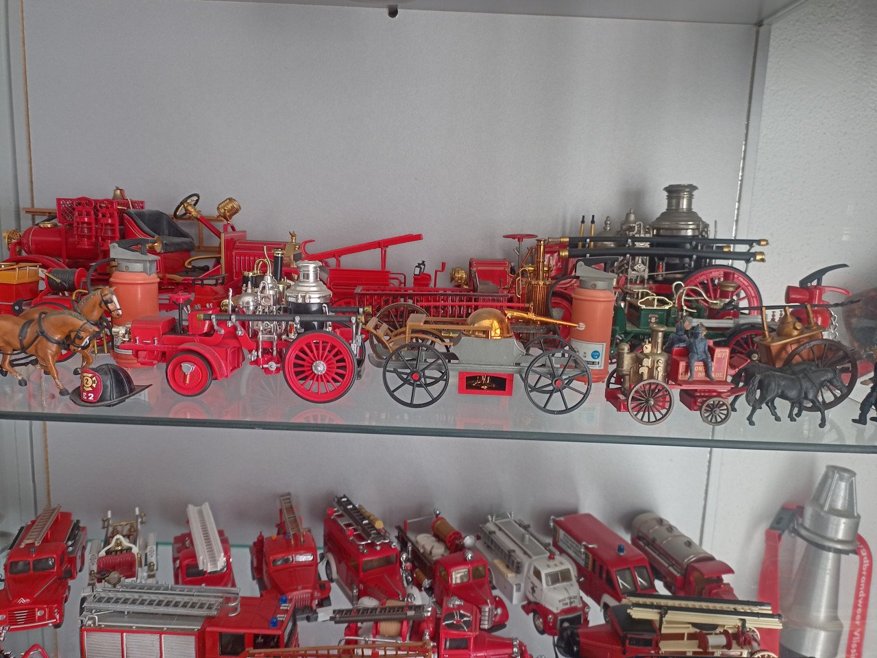 Complete modelauto verzameling brandweer