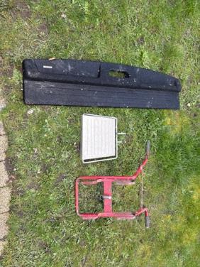 Laddermat, ladderafhouder en staplateau