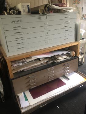 Tekeningen ladekasten