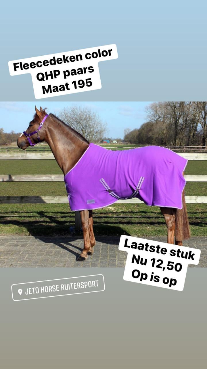 Fleecedeken paars 195