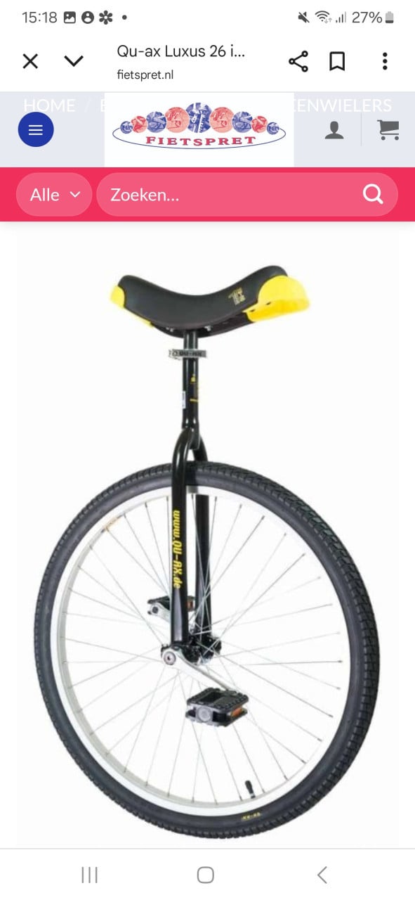 Eenwieler 26 inch gezocht.