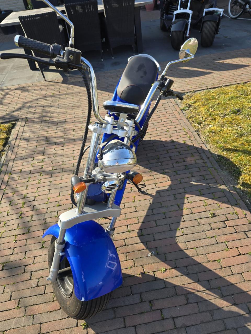 Citycoco electrische scooters geel kenteken als set te koop