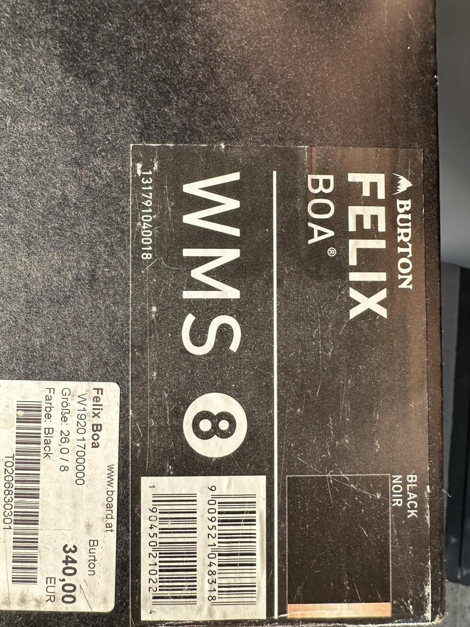 Burton Felix BOA snowboardboots – maat 40 - zo goed als nieuw