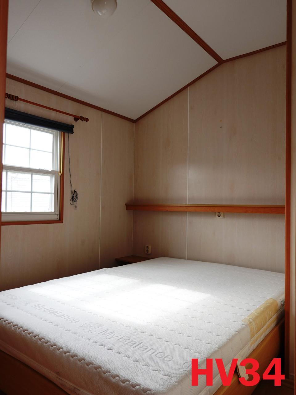Betaalbaar Arcabo chalet met dubbel glas en 2 slaapkamers te koop