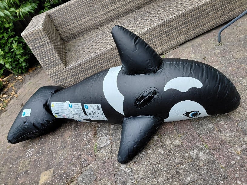 Opblaasbare walvis/orka