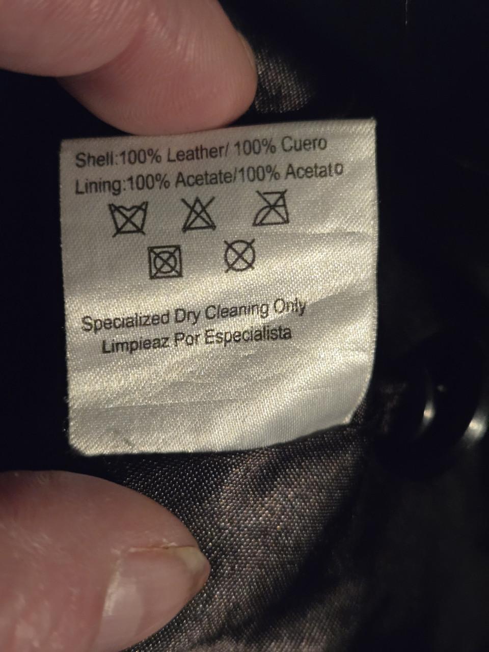 Lange leren trenchcoat. Vero Moda Maat L