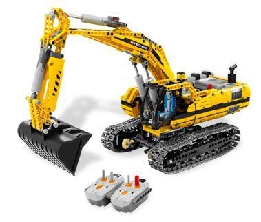 LEGO 8043 Graafmachine op afstand bestuurbaar!
