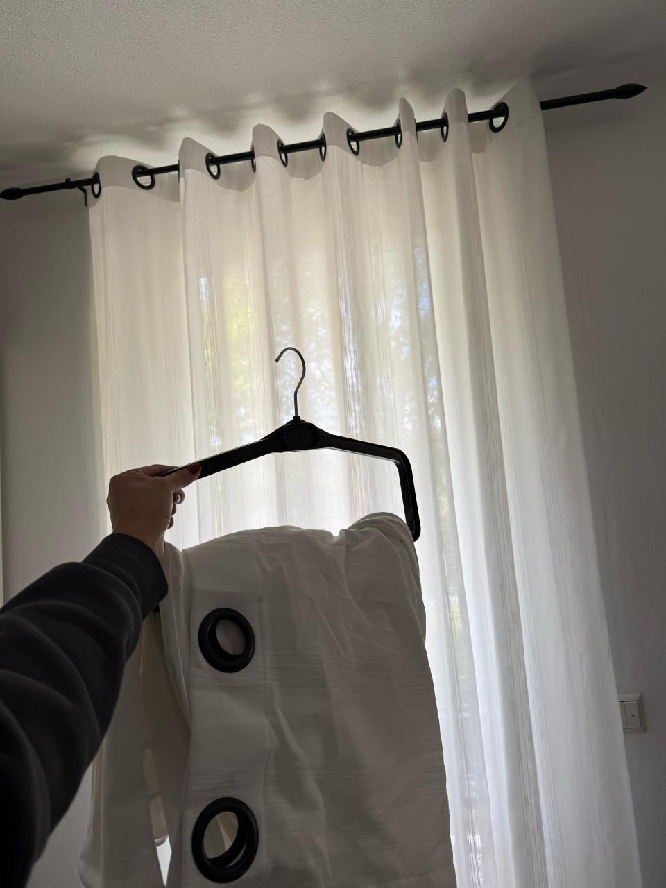 Witte inbetween gordijnen