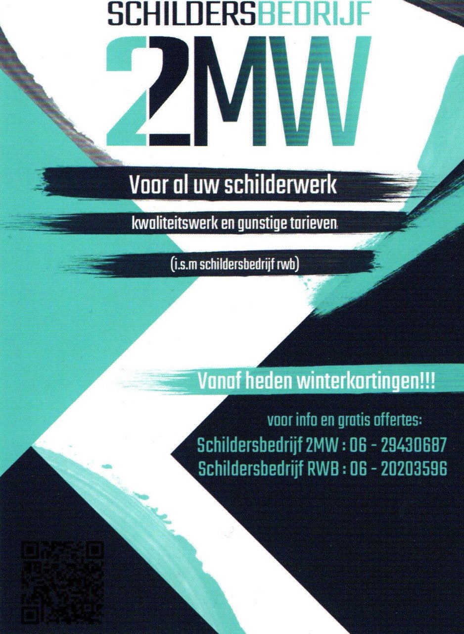 Een schilder nodig? bel of mail gerust!