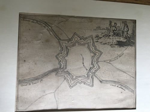 Plattegrond Hulst 1769