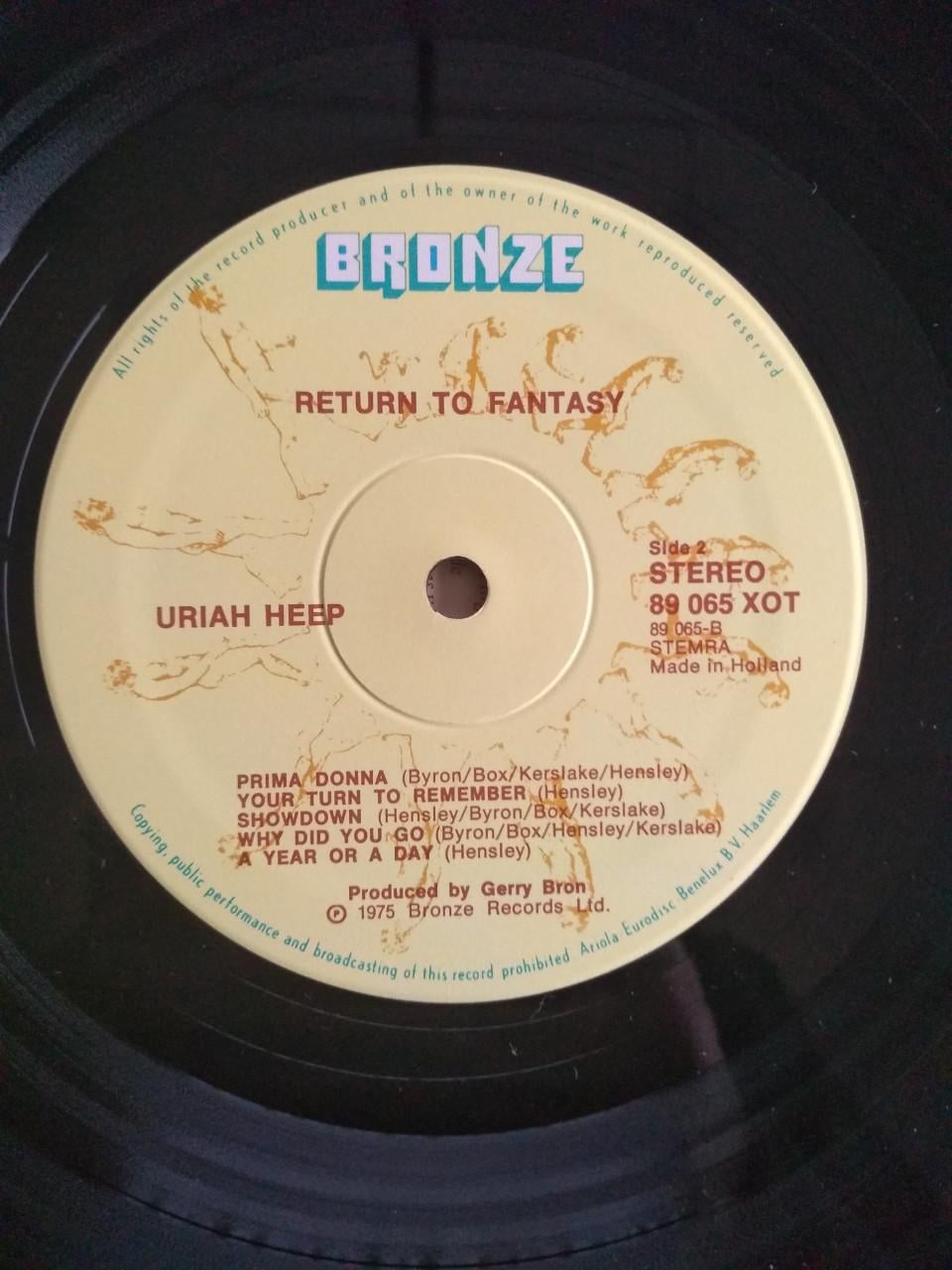 Te Koop LP Uriah Heep -  Return To Fantasy