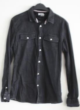 Zwarte spijkerblouse maat 170-179