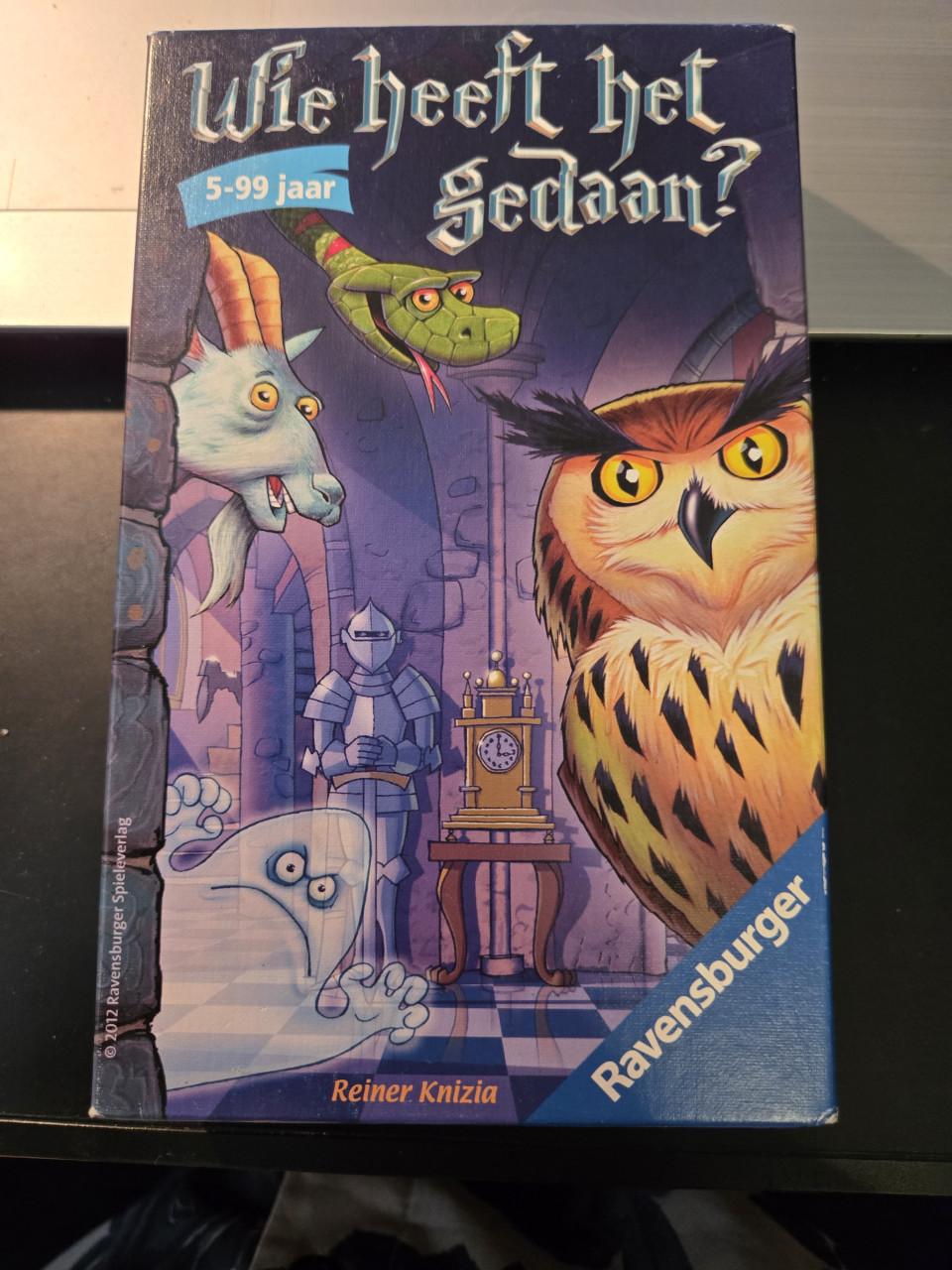 Kinderspel 'Wie heeft het gedaan?' van Ravensburger,  ZGAN