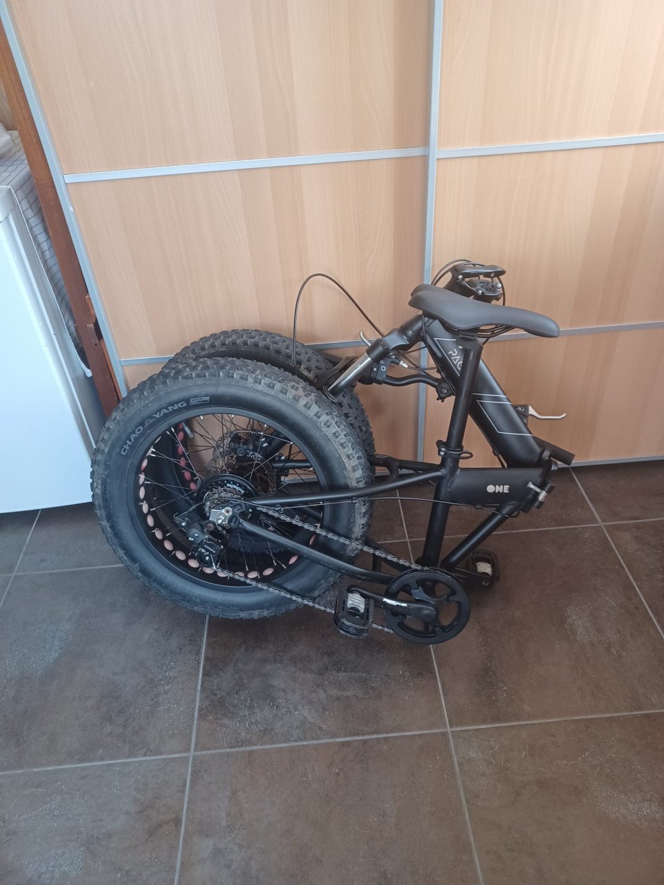 Paco one vouwfiets zwart