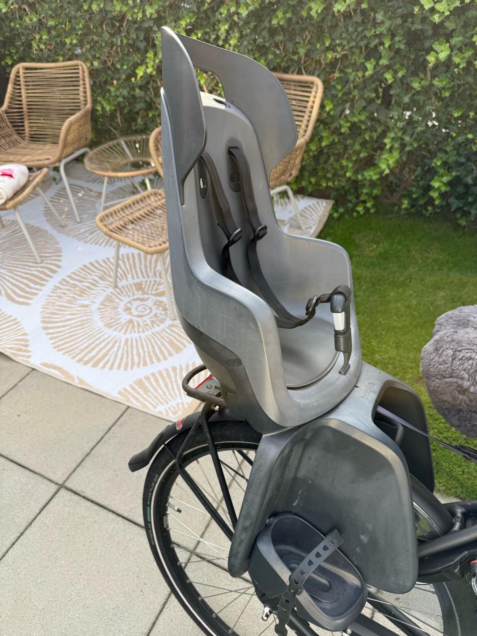BoBike fietszitje achter