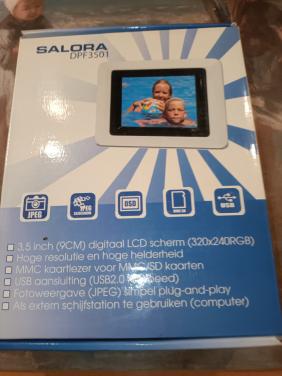 Salora digitale fotolijst, type DPF3501