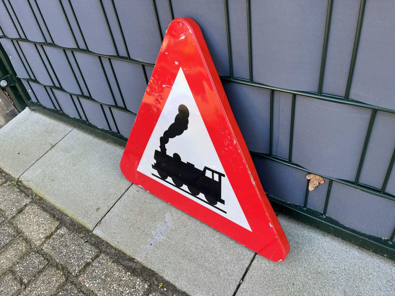 Verkeersbord "trein "