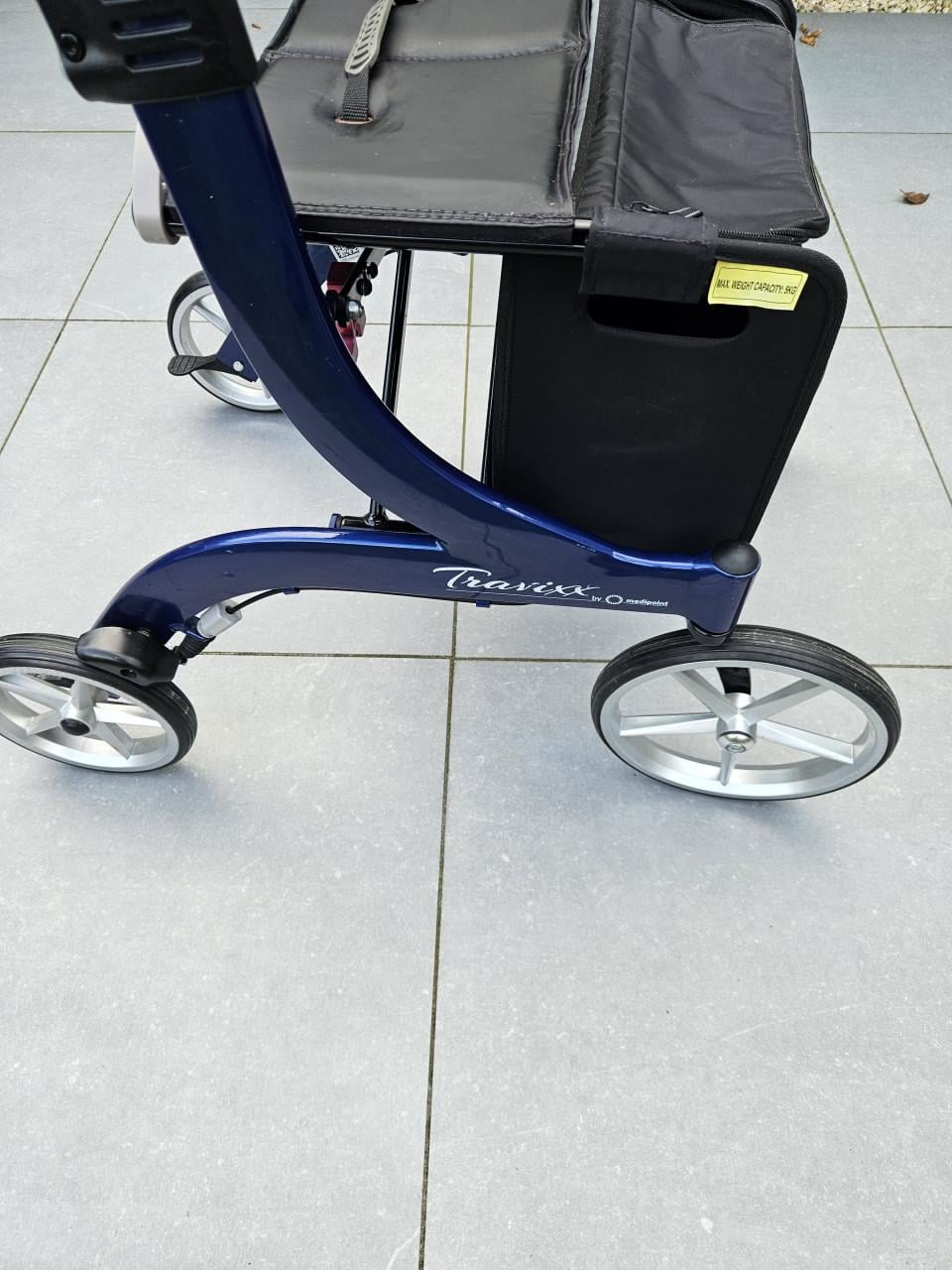 ZGAN Travixx Deluxe Rollator Donkerblauw MAAT S