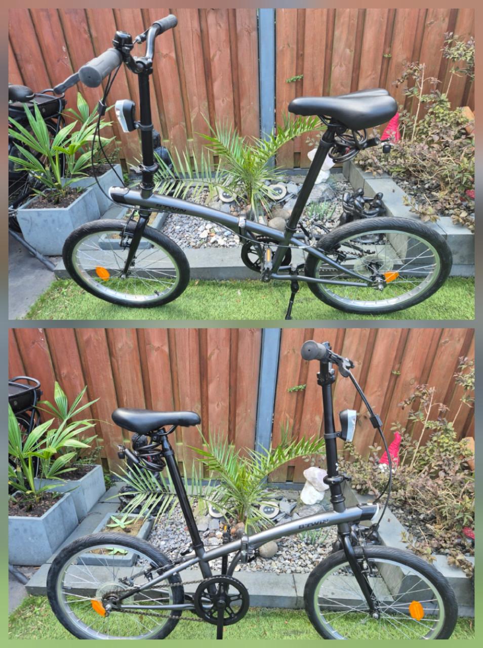 Te koop vouwfiets.