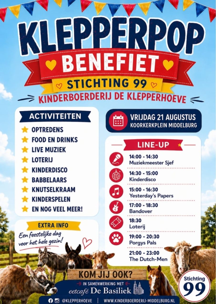 Klepperpop benefiet