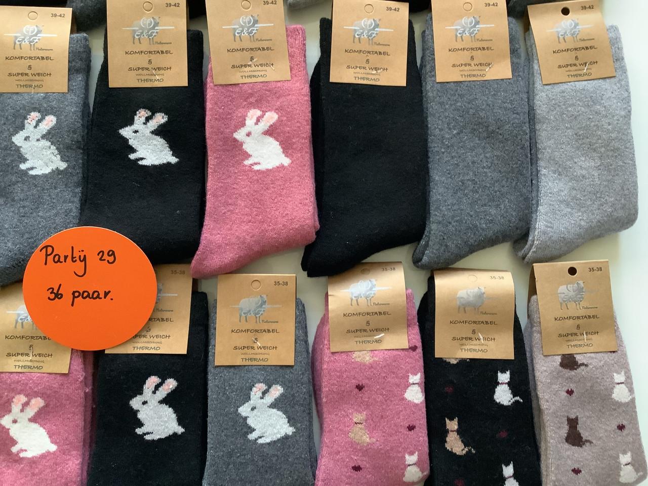 Partij heerlijk warme sokken. ( partij 29)
