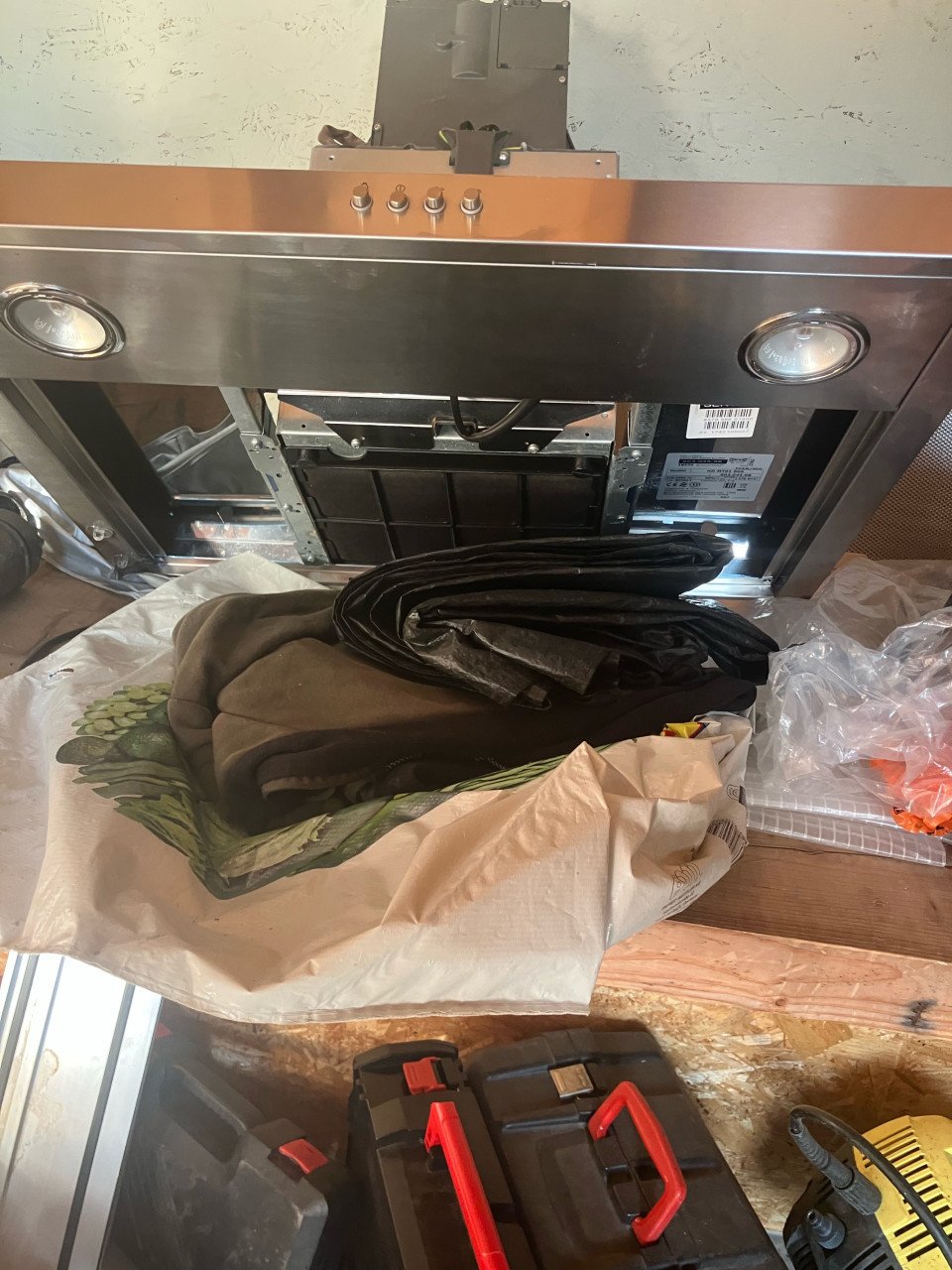 Inductiekookplaat elektrisch oven afzuigkap