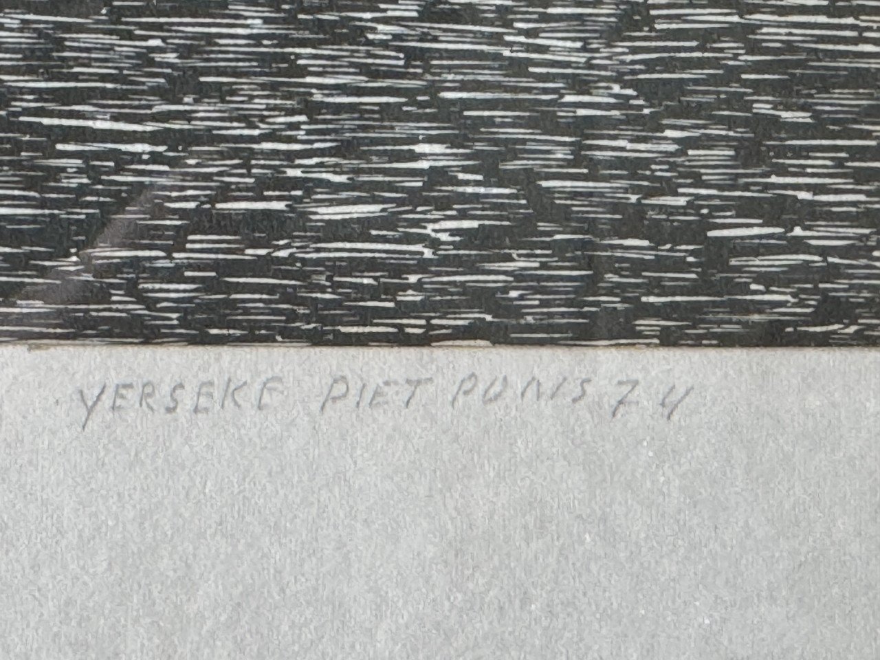 Orginelen pentekening van Piet Pons Yerseke 24.
