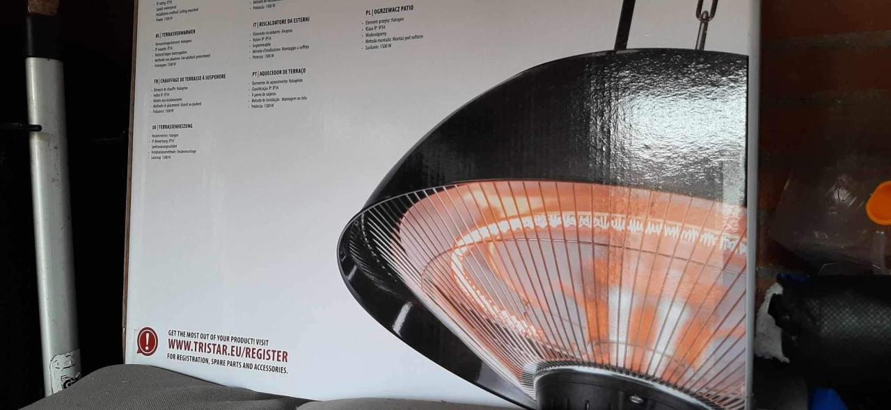 Terras verwarmer voor buiten! (Nieuw)