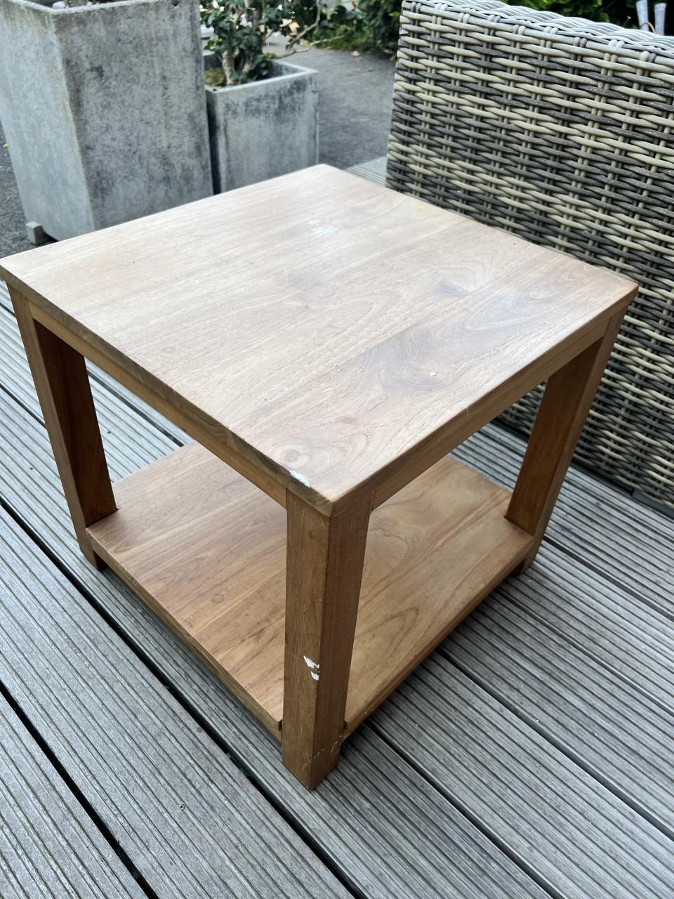 Eikenhouten salontafel