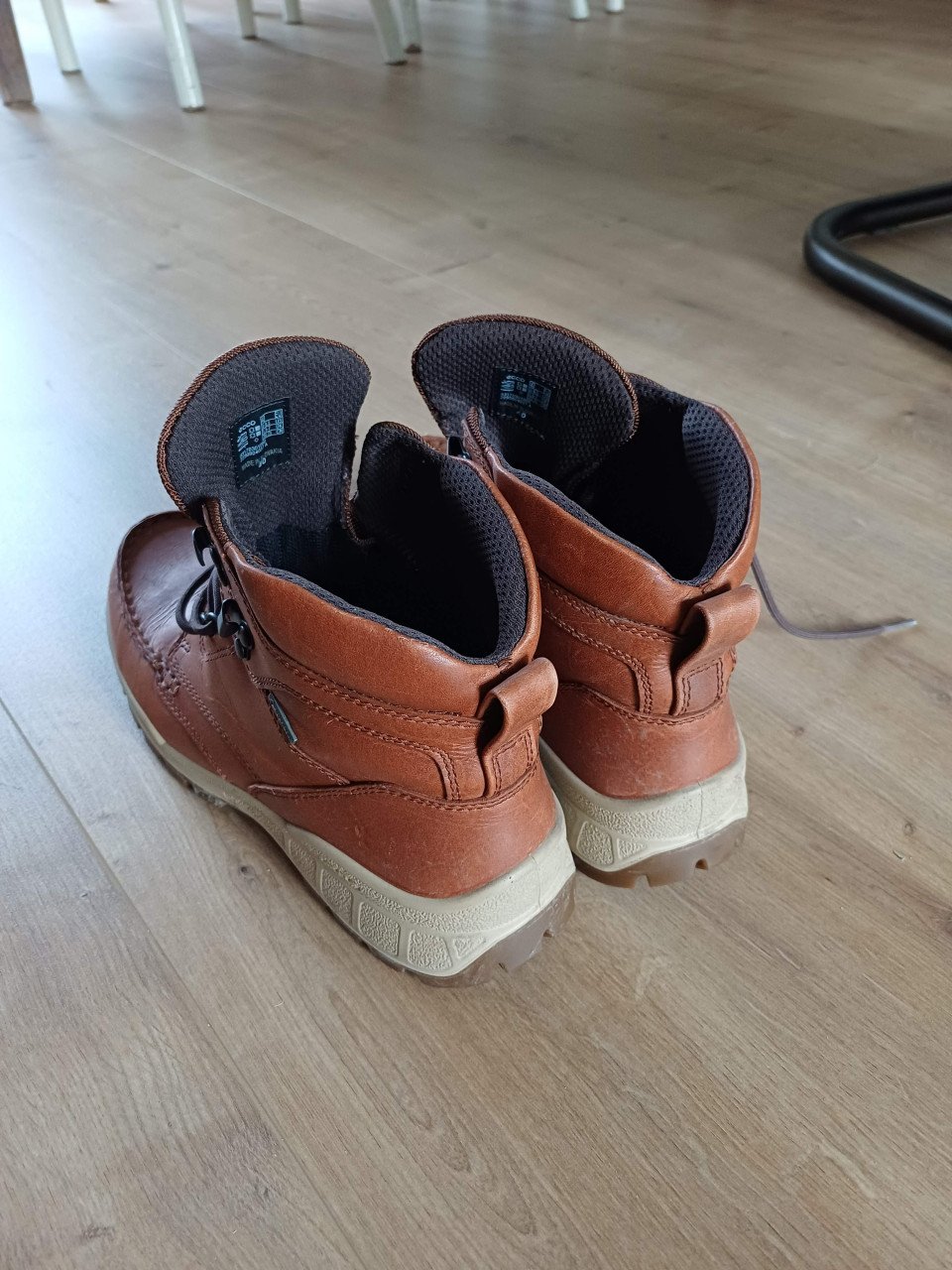 Leren Ecco wandelschoenen